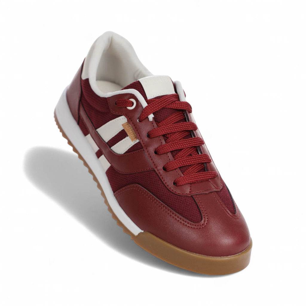 Tênis Anacapri Retrô A Bordô - Feminino em Oferta na Shopee