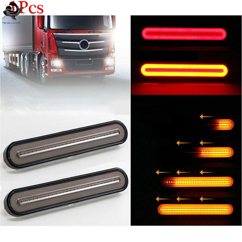 PFG 3 Em 1 Neon LED Trailer Tru Luz De Freio Lâmpada De Sinalização De 12-24V FG