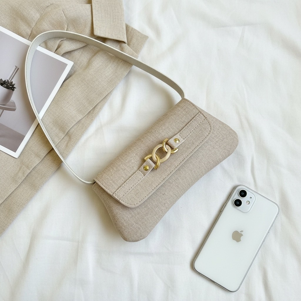 Bolsa Feminina de Ombro Palha Baguete Estilosa Casual Para o dia a dia em Oferta na Shopee