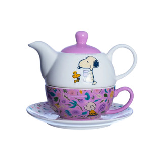 Bule 2 em 1 Snoopy Peanuts Cerâmica 410ml - Zona Criativa em Oferta na Shopee