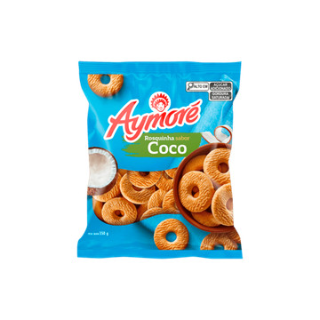 Biscoito Aymore rosquinha coco