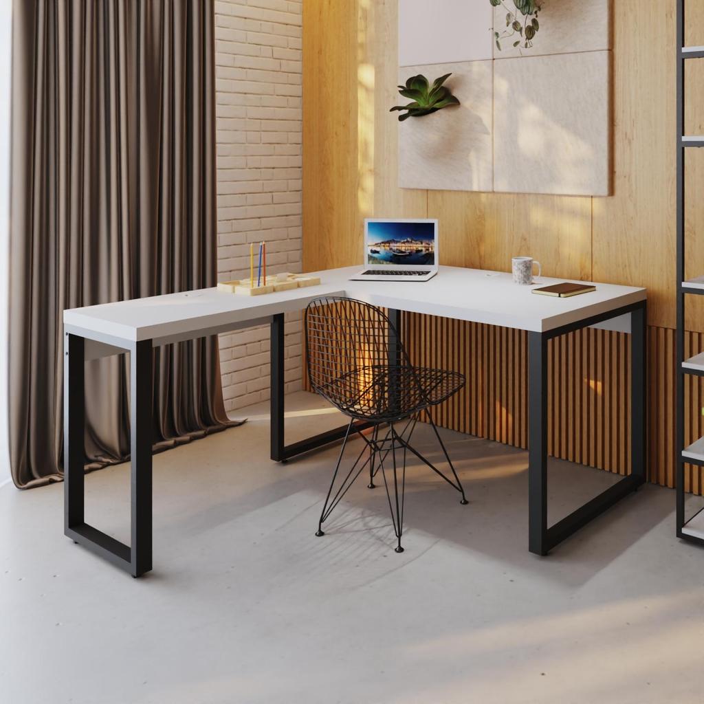 Mesa em L Operacional 135x160x75cm Yon