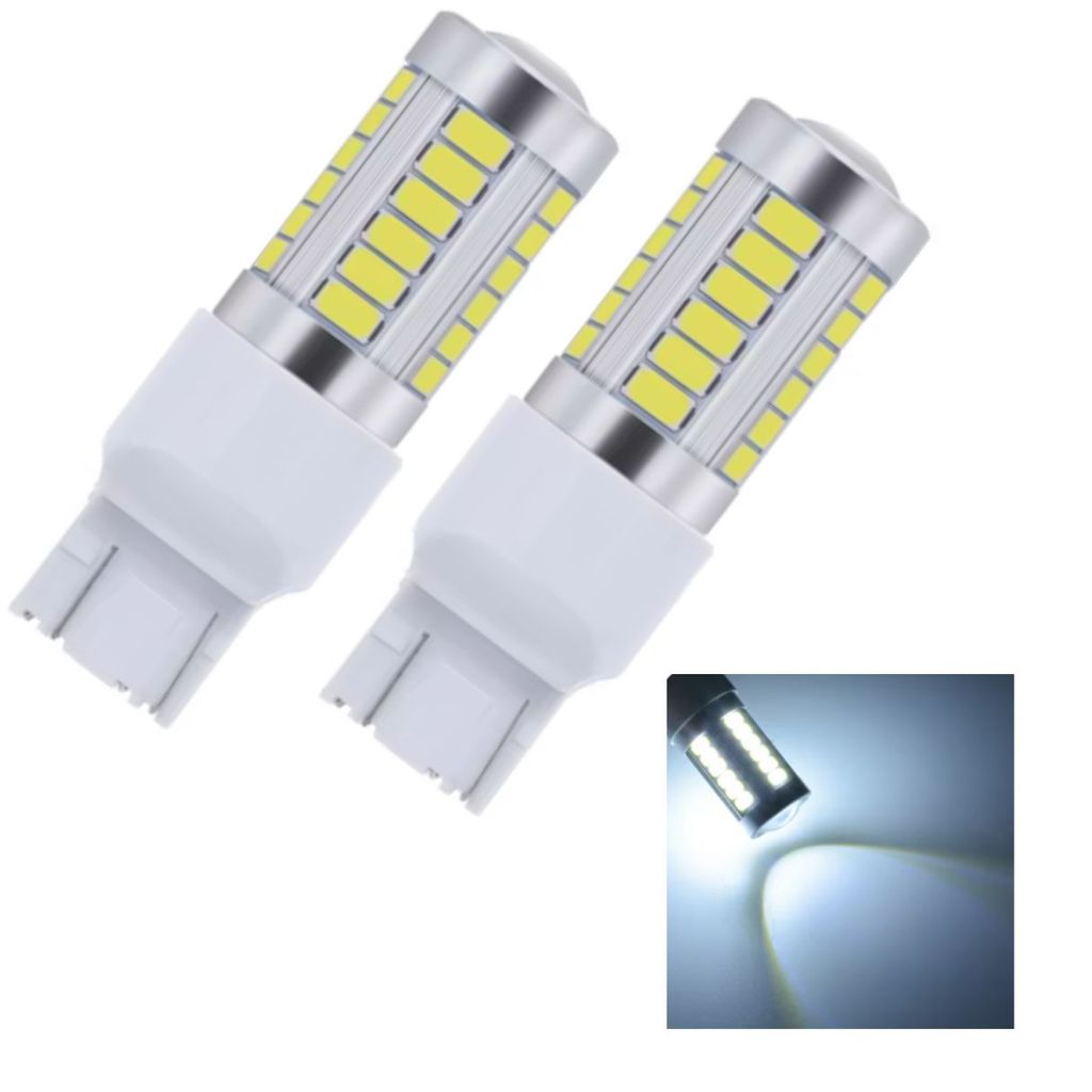 KIT 2 LAMPADA T20 33 LED CREE 1 2 POLO 7440 7443 W21W BRANCO 12V em Oferta na Shopee