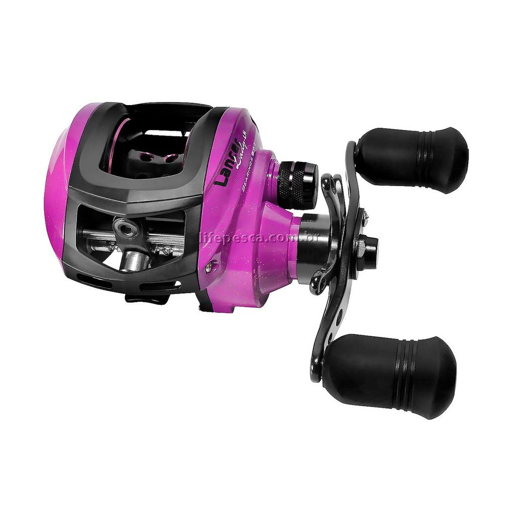 Carretilha Perfil Baixo Saint Lancer Lady 10.000 Perfil Baixo - 10 Rolamentos