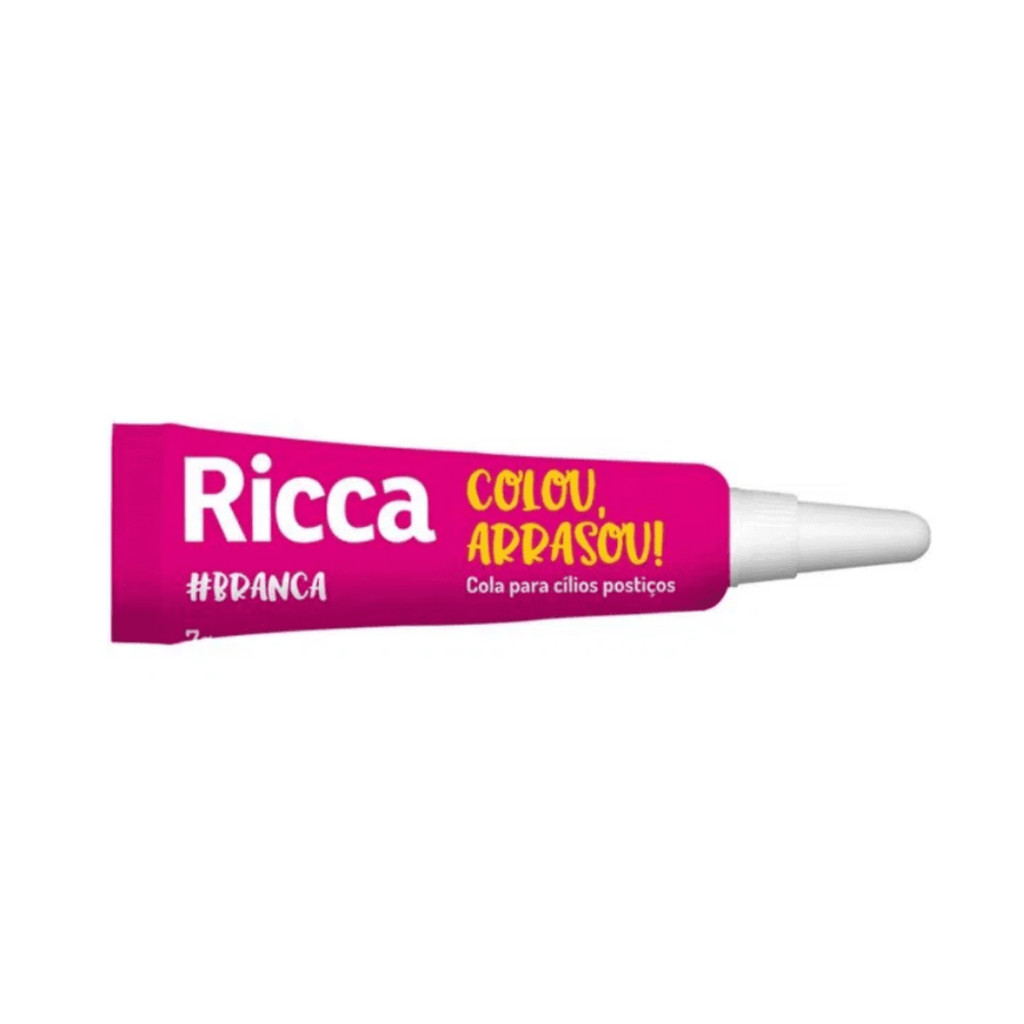 Ricca - Cola Para Cílios Postiços Branca 7g