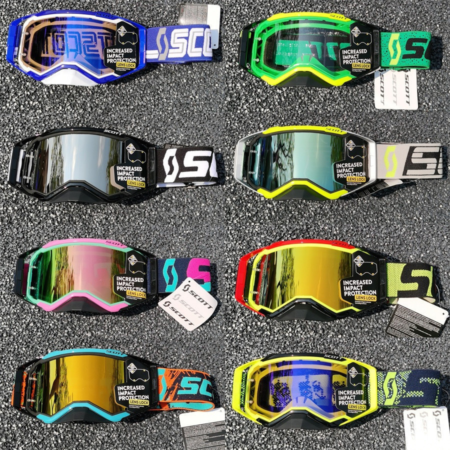 SCOTT óculos de motocross UV400 masculino óculo de capacete esportivo oculos trilha de moto para MTB ATV enduro corrida