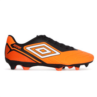 Chuteira Umbro Campo Attak III Laranja Branco e Preto - Masculino