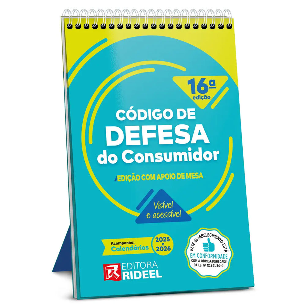 Livro código de defesa do consumidor Editora Rideel em Oferta na Shopee