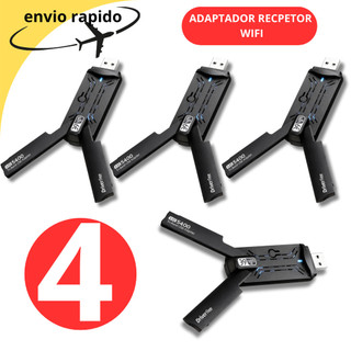 Adaptador Receptor Wifi 6e Ax5400 Mbps Usb 3.0 Triband C/ Nf