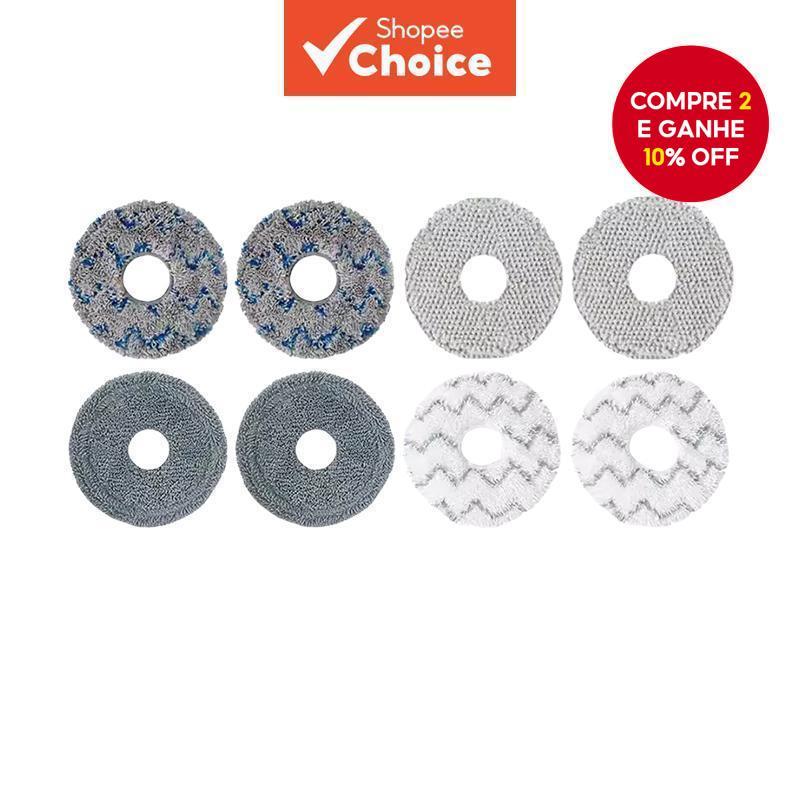 Imagem Almofada De Esfregão A Vácuo Robô Para Ecovacs Xiaomi Roborock Dreame X10 + X20 L10s