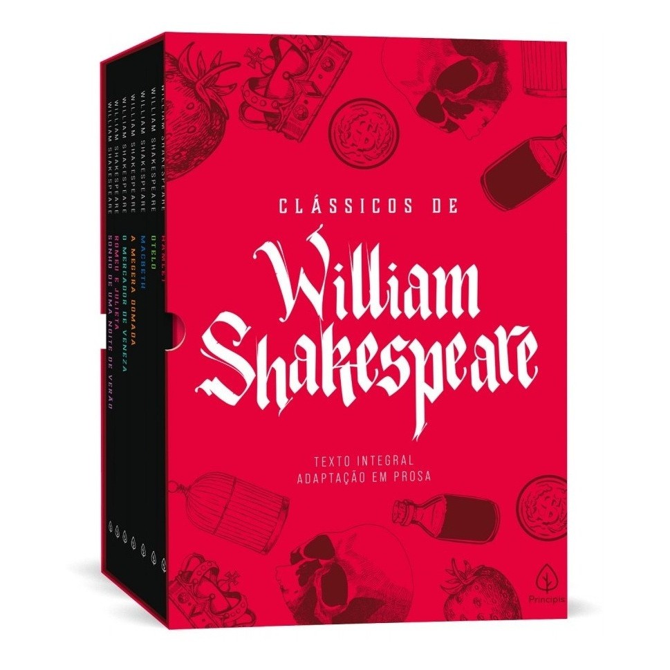 Box Clássicos De William Shakespeare - Com 7 Marca Página