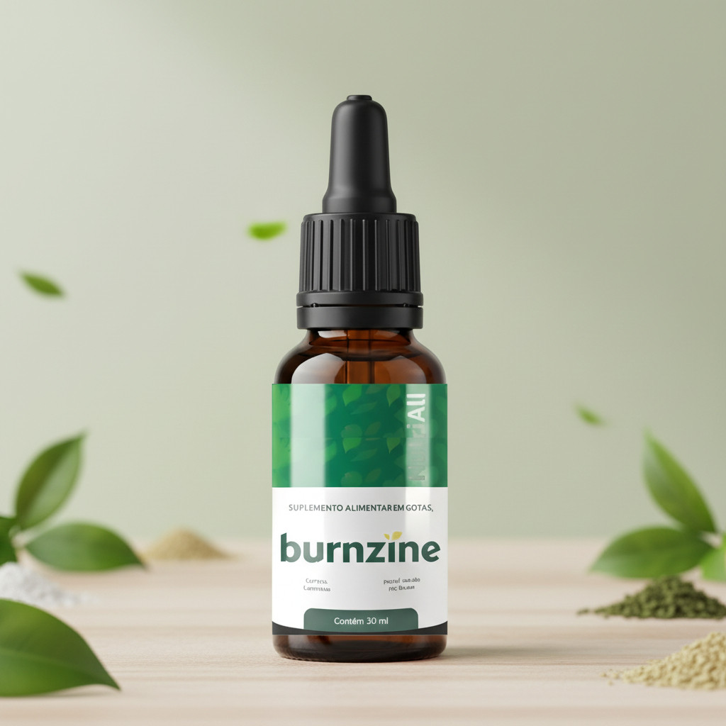 1 Burnzine 30ml Original - Única Loja Oficial Envio Hoje Sem Sabor