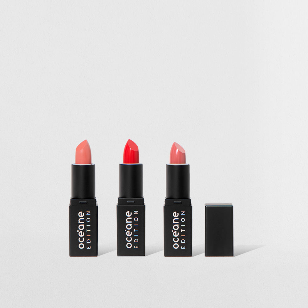 Kit Mini Batom The Lipstick Océane Edition (3 Produtos)