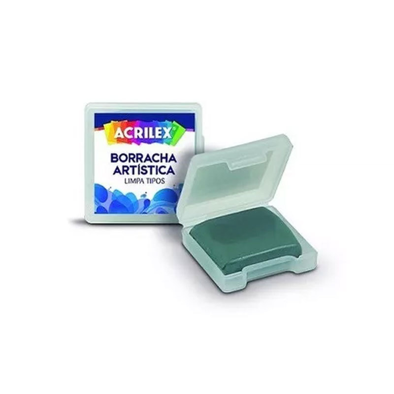 Borracha Limpa Tipo Acrilex em Oferta na Shopee