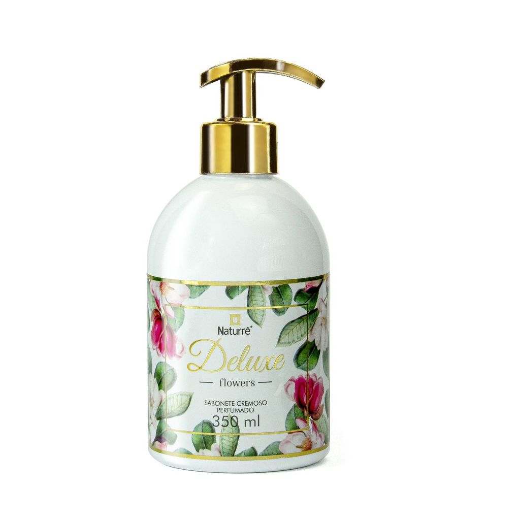 Kit 3 Sabonetes cremoso  Naturrê Deluxe, Exotic e Love 350ml