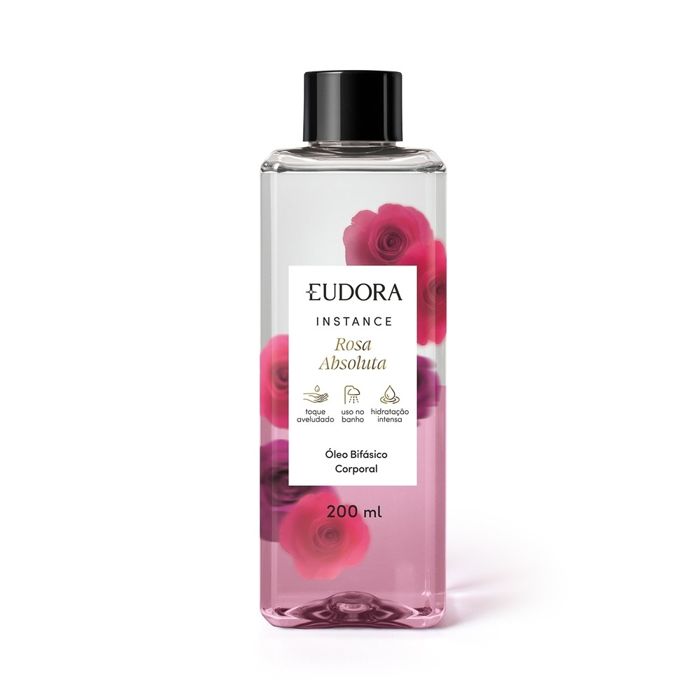 Eudora Instance Rosa Absoluta Óleo Bifásico Corporal 200ml