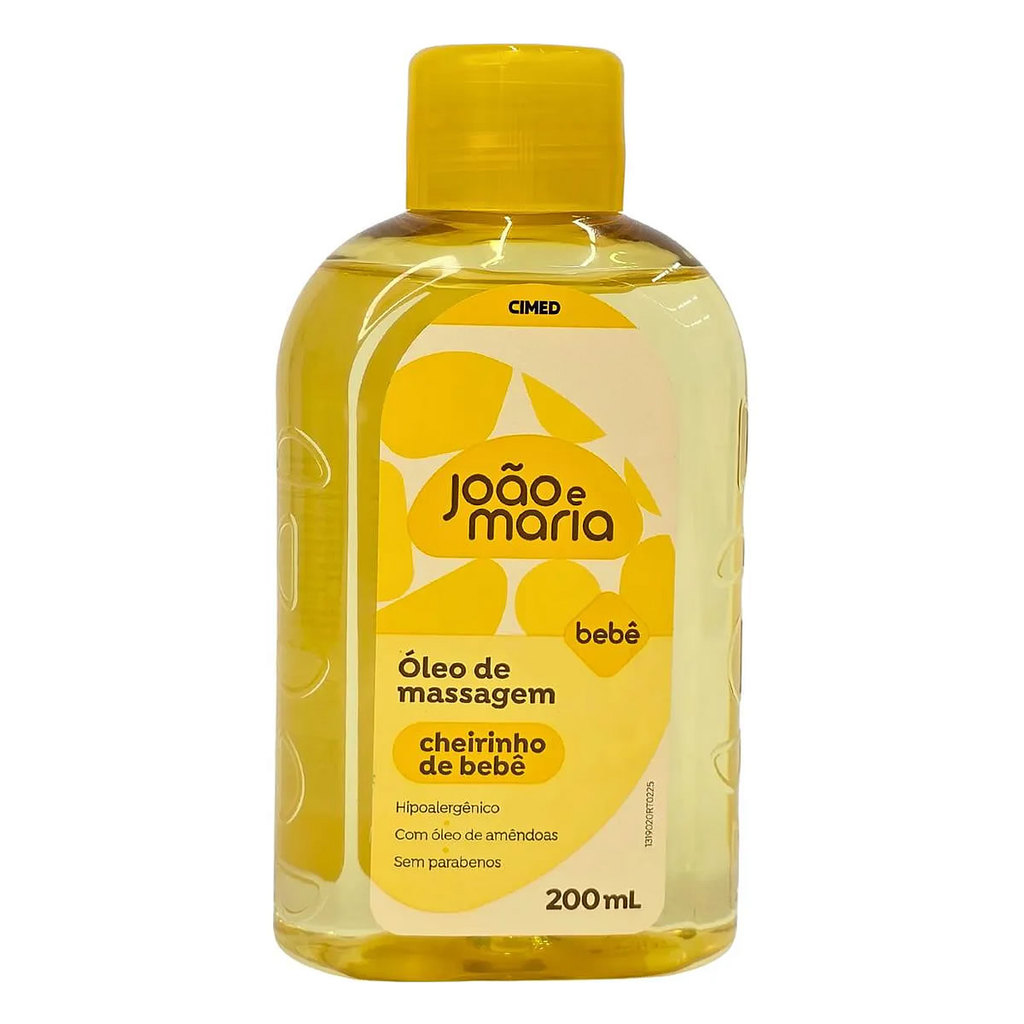 Imagem Óleo de Massagem João e Maria Cheirinho de Bebê 200ml