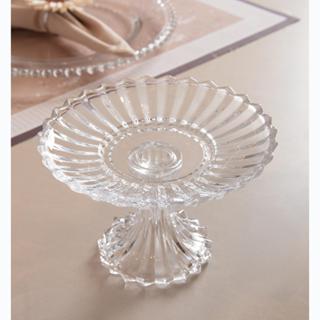 Prato para Doce com Pé Wolff Geneva 16cm x 10cm Cristal em Oferta na Shopee