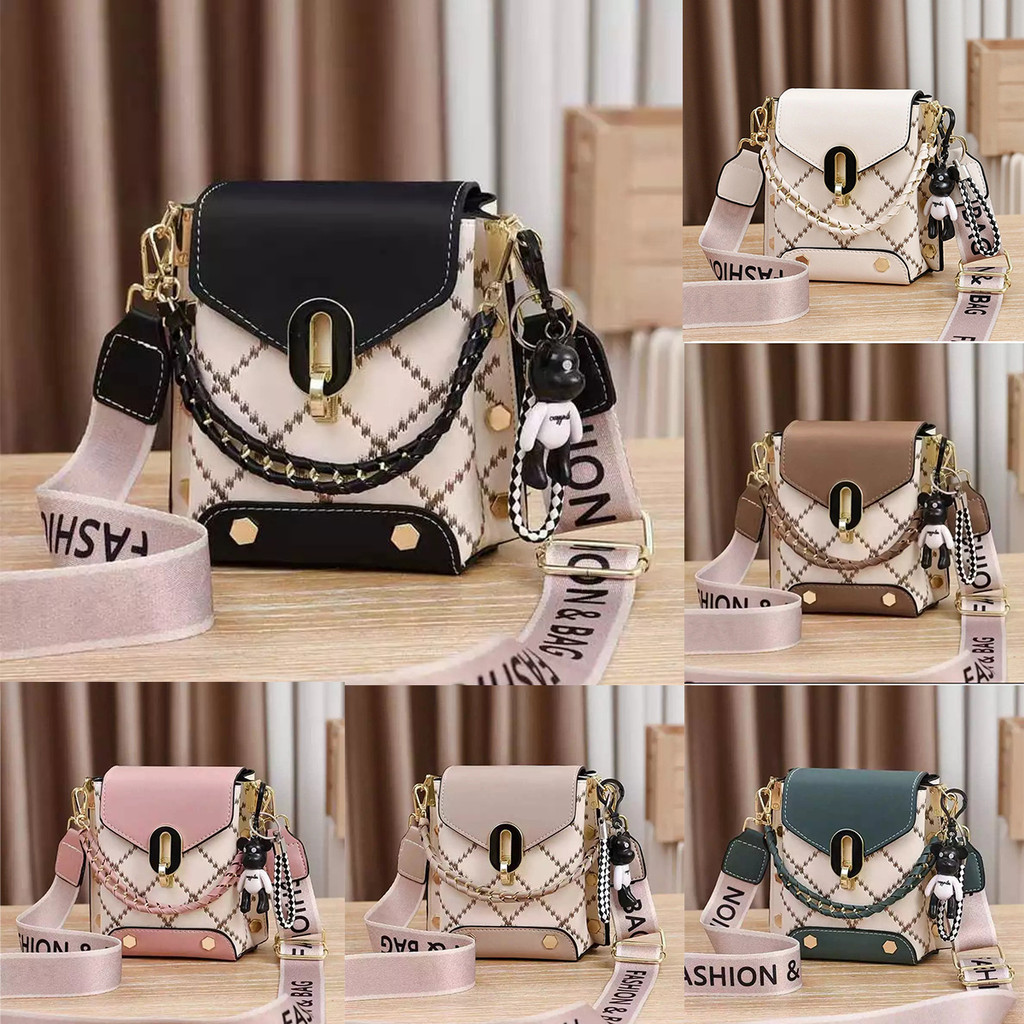 Bolsa transversal feminina, pequena e elegante, versátil, adequada para compras e deslocamentos diários.