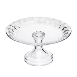 Prato com Pé Diamond 18,5cm x 9,5cm Cristal Lyor