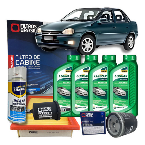 Revisao De Oleo Gm Corsa Classic Lubrax 20w50 em Oferta na Shopee