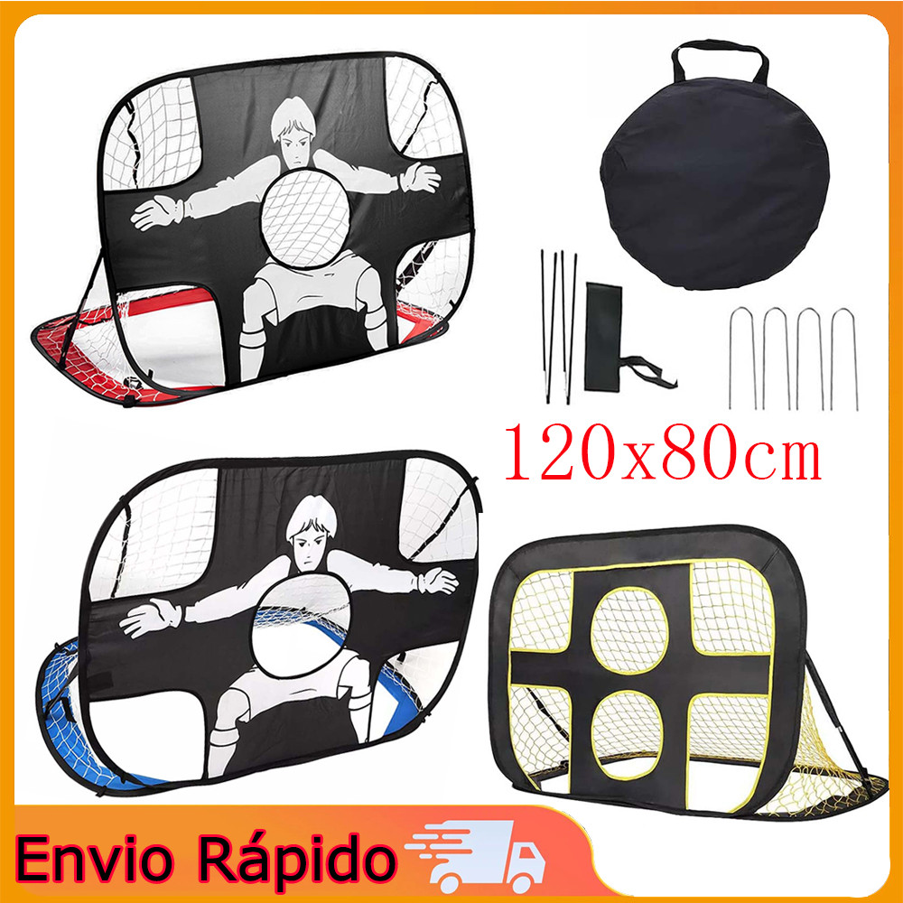 Conjunto de futebol gol de futebol 120x80cm objetivo de treinamento de estudante