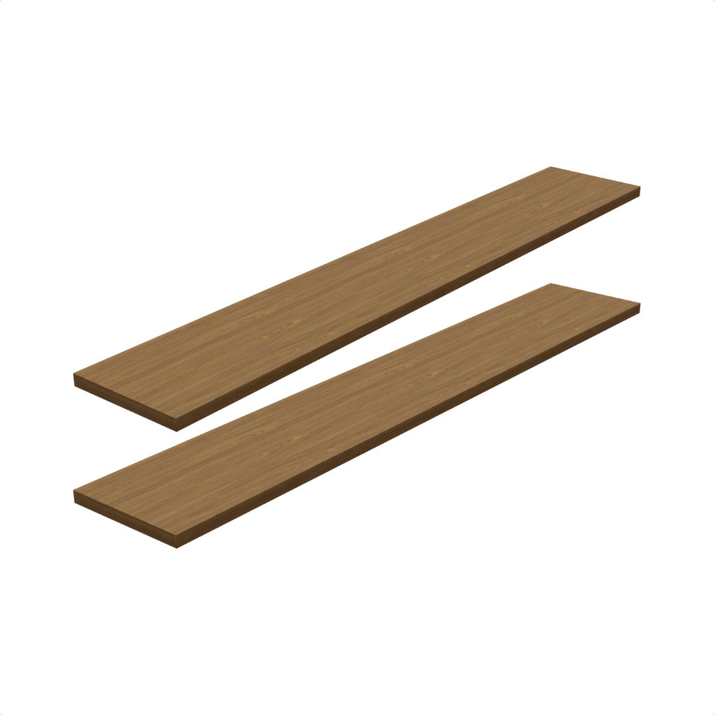 Kit 2 Prateleira Freijó 80X15 + Suporte Flutuante Mdf  Organizadora Decoração Cozinha Banheiro Sala em Oferta na Shopee