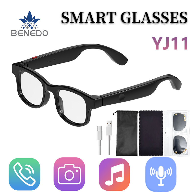 Óculos Inteligentes YJ-11 Lentes De Substituição bluetooth De Sol Chamada Para Homens Mulheres em Oferta na Shopee