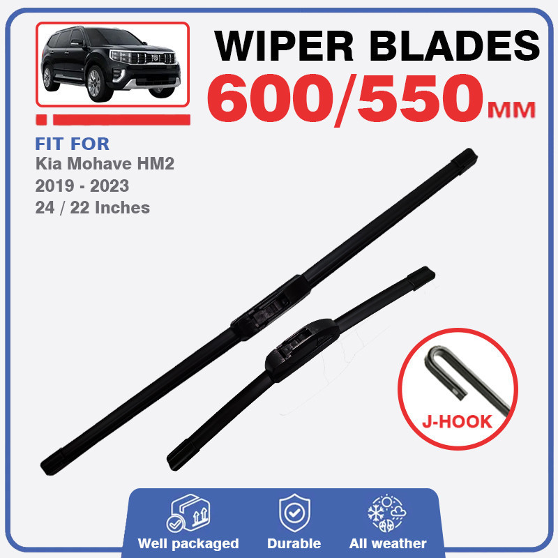 Lâminas De Limpador Dianteiras Para Kia Mohave MK2 HM2 2019 2020 2021 2022 2023 Acessórios Do Carro Janela Pára-Brisa Co