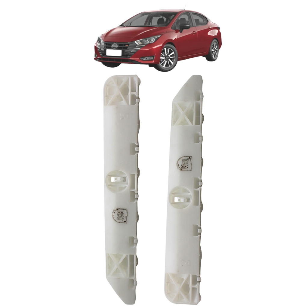 Kit Guia Parachoque Nissan Versa 2012 até 2020 Traseiro Longo