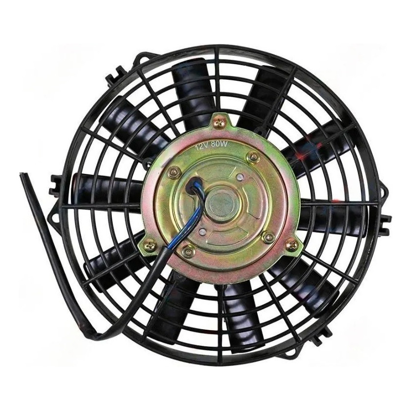 Eletro Ventilador Ar Condicionado Universal 9 Polegadas 12v