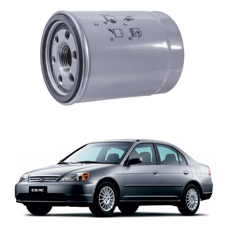 Filtro Oleo Civic 1.7 2001 A 2005
