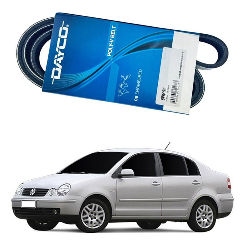 Correia Alternador Polo Sedan 1.6 8v 2002 A 2006