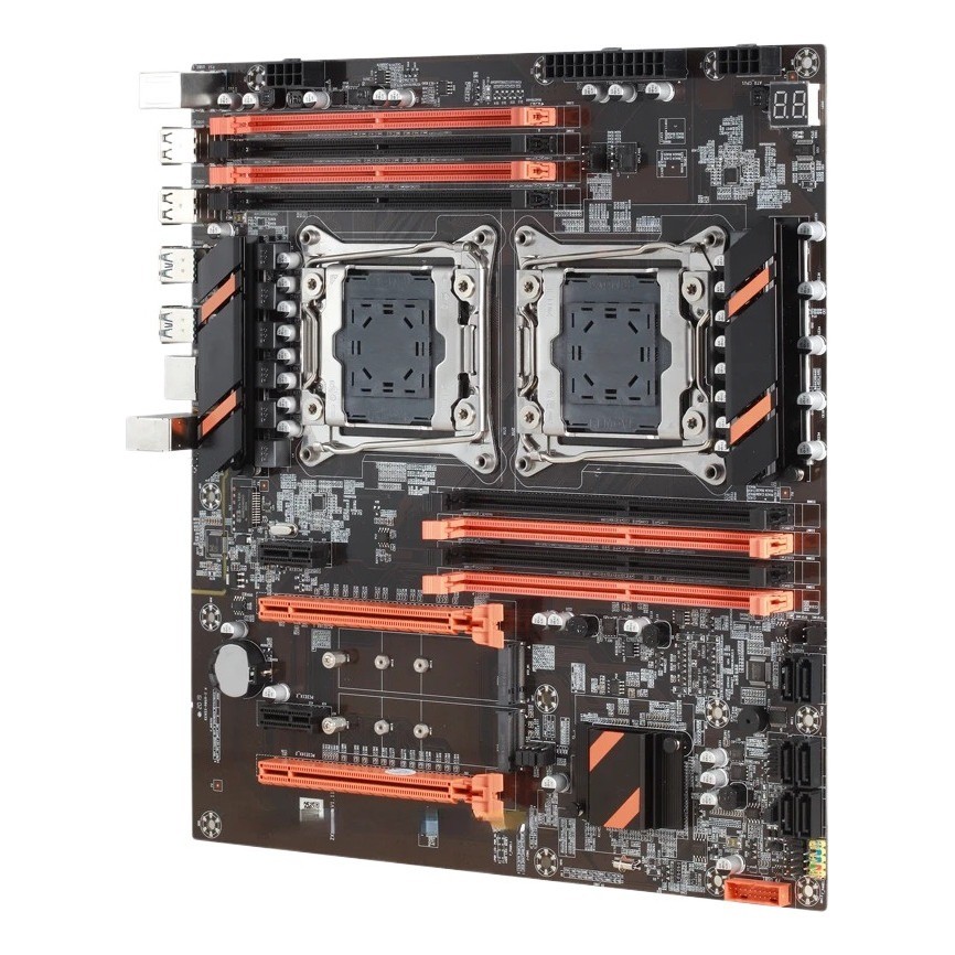 Placa-mãe X99 Dual Cpu Lga2011 Suporte Ddr4