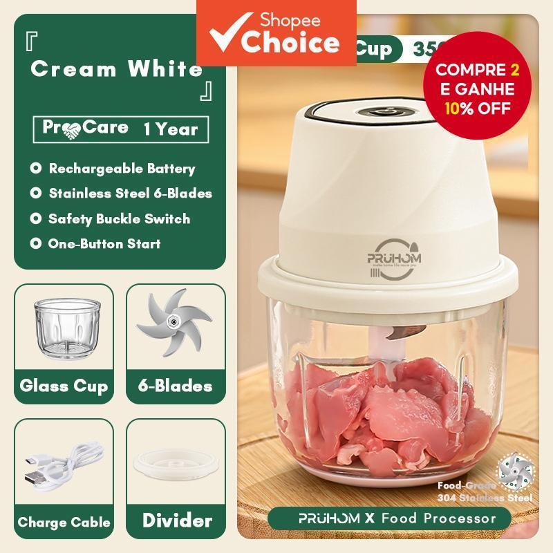 Picador De Alho Elétrico Mini 250ML Moedor De Vegetais Portátil Sem Fio