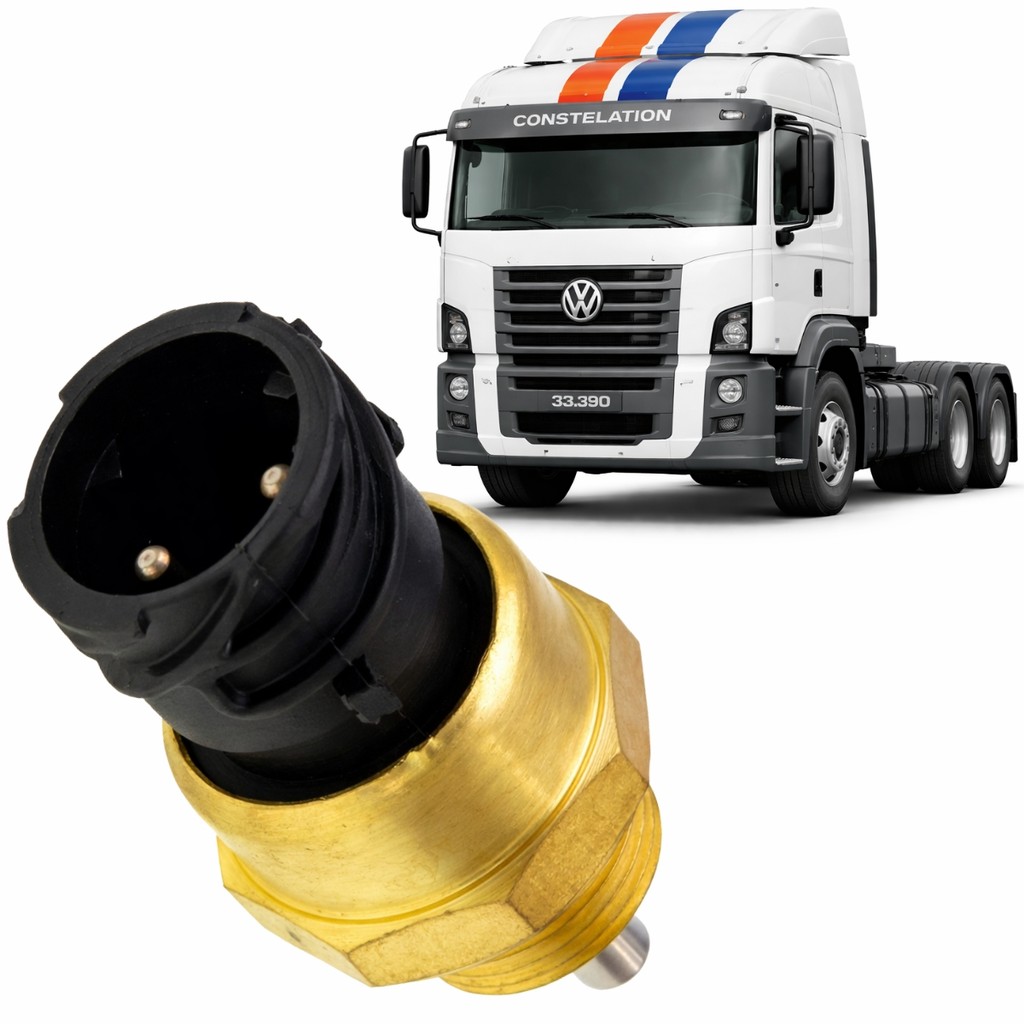 Interruptor Cebolinha Sensor Luz Re Cambio Volvo VM Iveco Stralis Tector VW Constellation Worker