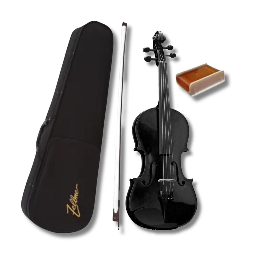 Violino 4/4 Madeira Black Completo Preto ZLM44BV Zellmer