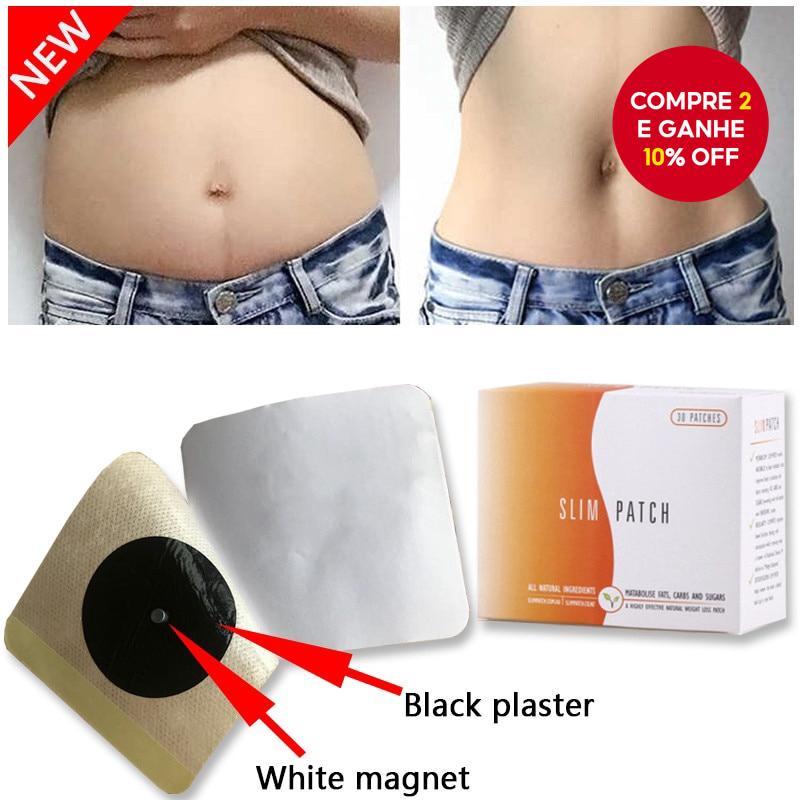Remendo Fino 30 Peças Pasta De Umbigo Perda De Peso Energia Ímã Adesivos Queimador De Gordura Da Barriga em Oferta na Shopee