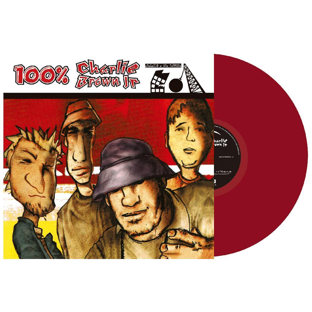 Vinil Charlie Brown Jr. - 100% Charlie Brown Jr - Abalando A Sua Fábrica (vermelho) em Oferta na Shopee