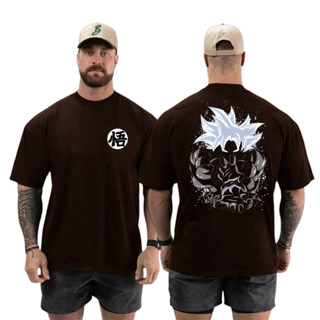 Camiseta Camisa Oversized Academia Goku GYM Tshirt 100% Algodão Lançamento em Oferta na Shopee