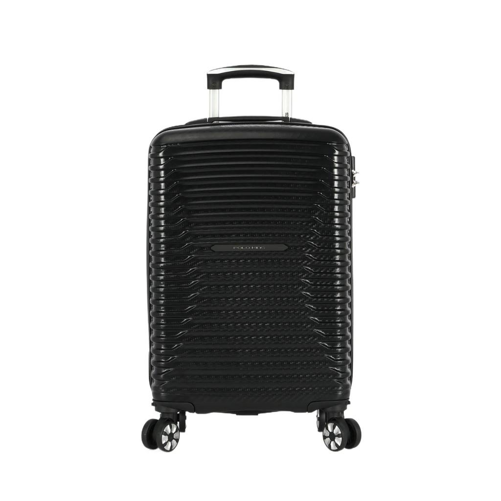 Mala Bordo de Viagem Sidney Polo King Luxcel Roda 360º Preta
