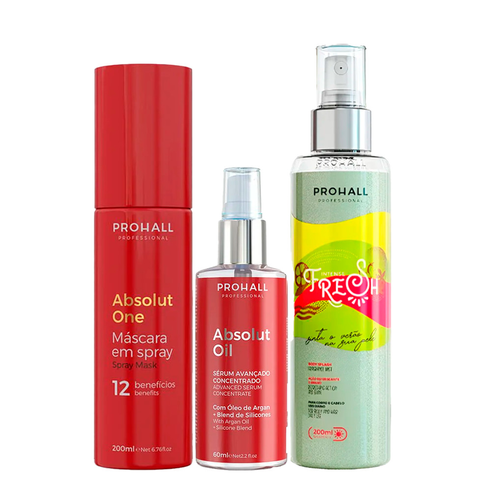 Absolut One + Sérum Oil + Body Splash Intense Fresh Prohall