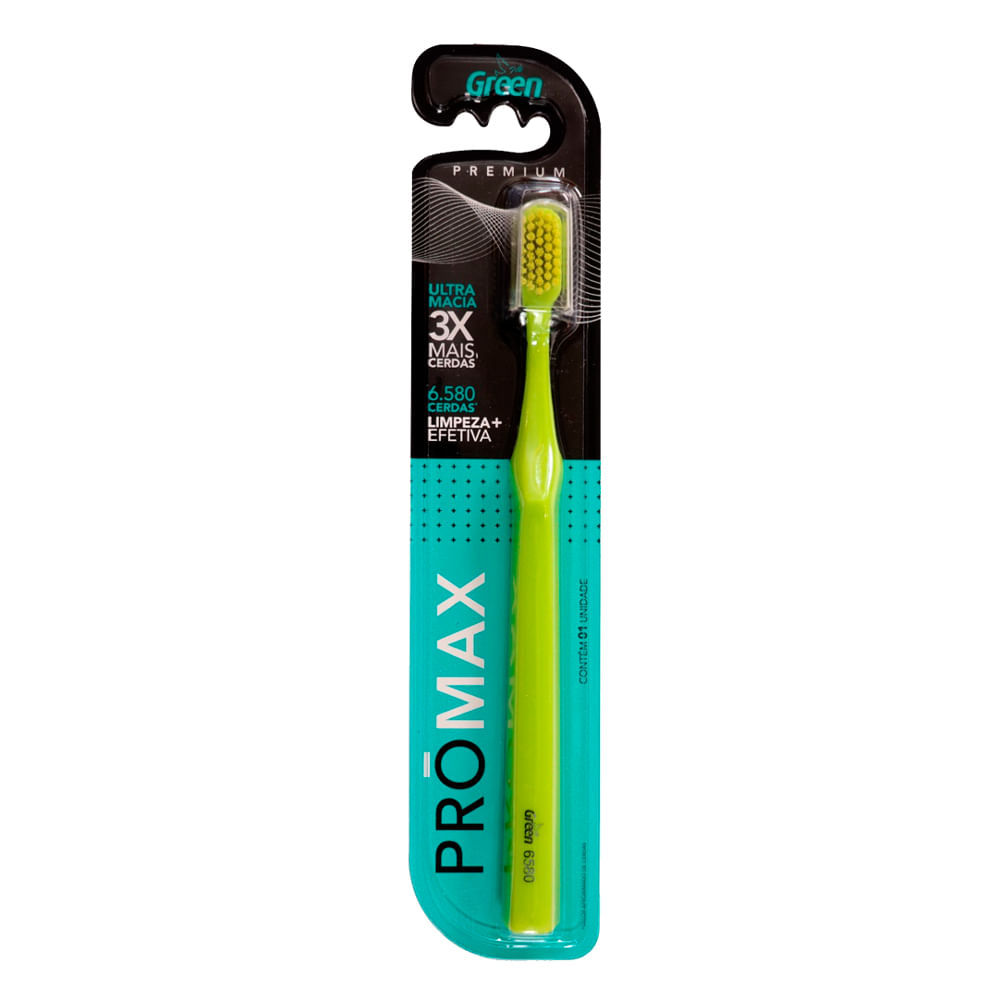 Escova Dental Green Promax Ultra Macia Cores Sortidas 1 Unidade em Oferta na Shopee