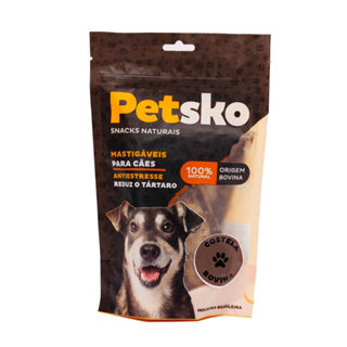 Petiscos Mastigáveis para Cães PetSko Ripa Costela Bovina 2 Unidades em Oferta na Shopee