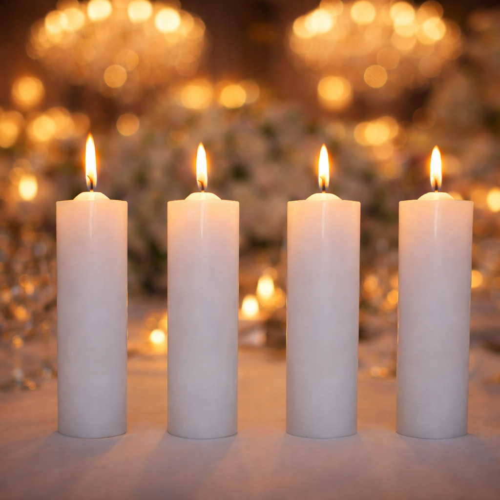 Kit 10 Velas Votiva 7 Dias Branca 260g Parafina Pura Kit Velas Sete Dias Católica em Oferta na Shopee