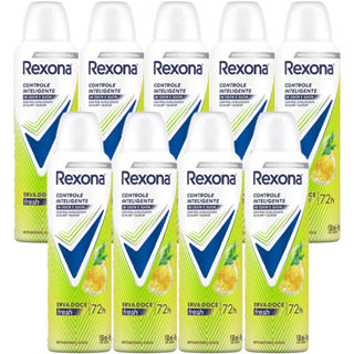 Kit Desodorante Aerosol Rexona Erva Doce Feminino 150ml - 9 Unidades em Oferta na Shopee