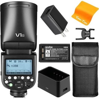 Novo e original Flash Godox Speedlite V1-C para Canon cabeça redonda