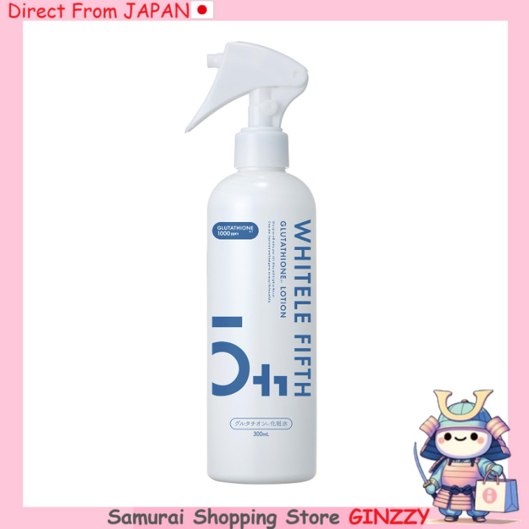 WHITELE FIFTH Água Facial com Glutationa 300ml Spray Japão Cuidados com a Pele