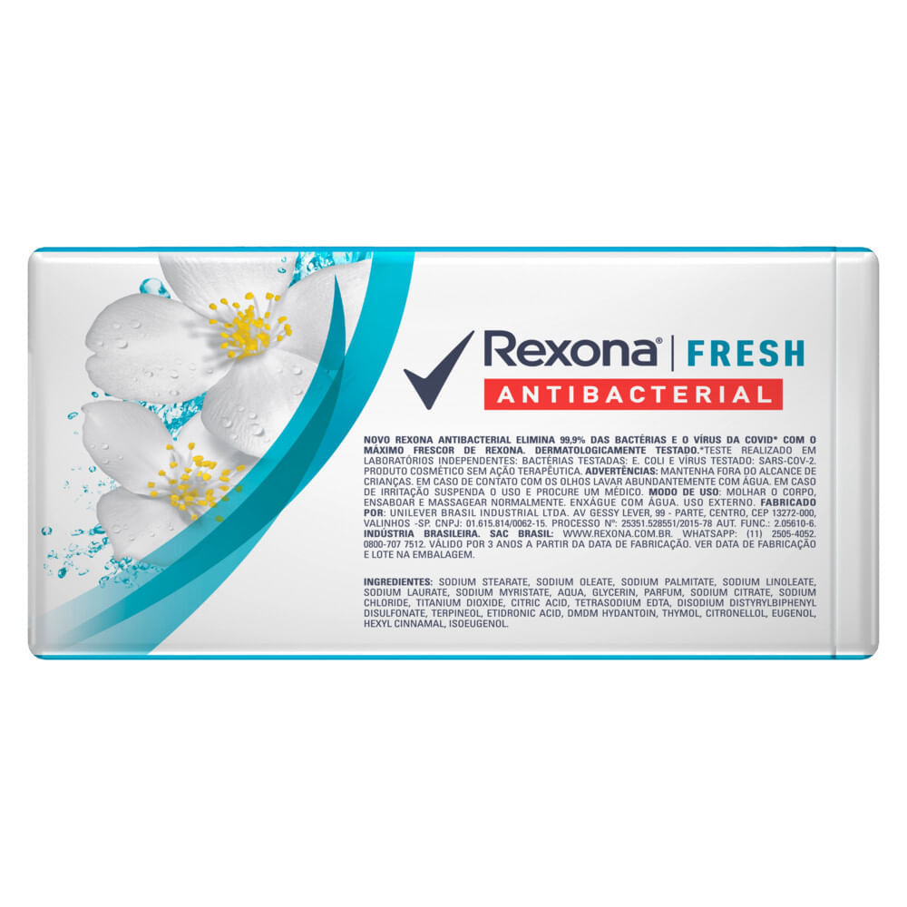 Sabonete Rexona Antibacterial Fresh - 6 Unidades em Oferta na Shopee