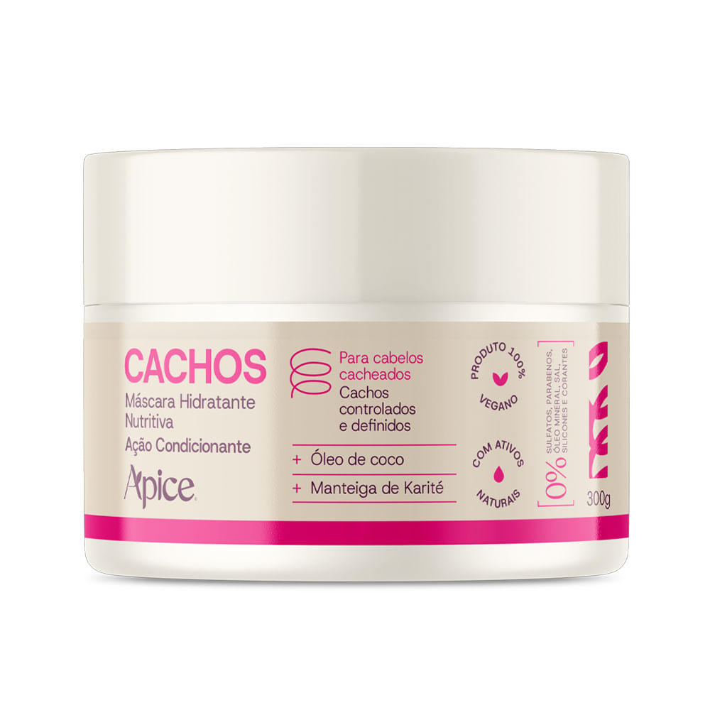 Máscara Capilar Apice Cachos 300g em Oferta na Shopee